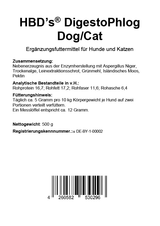 HBD’s® DigestoPhlog Dog/Cat